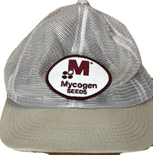 Hat Seeds Farmer Mesh Snap Back Adj Lightweight Gray Made In USA Trucker Cap