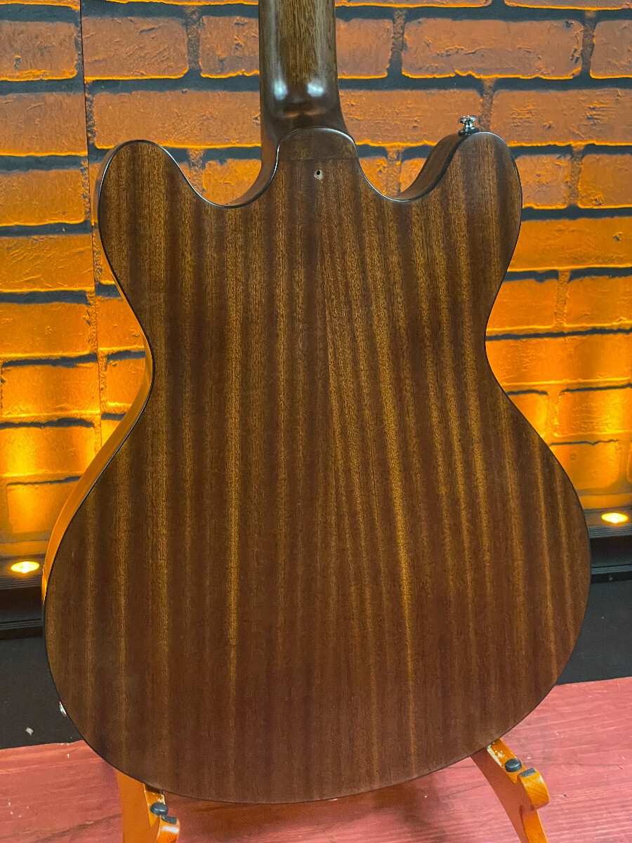 Washburn HB32DM Hollowbody Electric Distressed Matte Mahogany