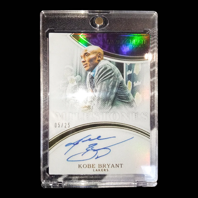 Maglia firmata Logoman Kobe Bryant autografata carta stella 1 pezzo - Immagine 3 di 3