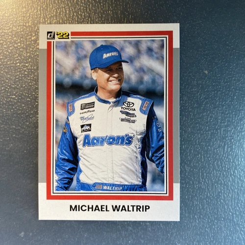 2022 Donruss Racing SILVER Retro Nascar Card MICHAEL WALTRIP