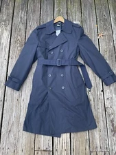 Vintage Sterlingwear of Boston Mens  Military All Weather Trench Coat Jacket 40R