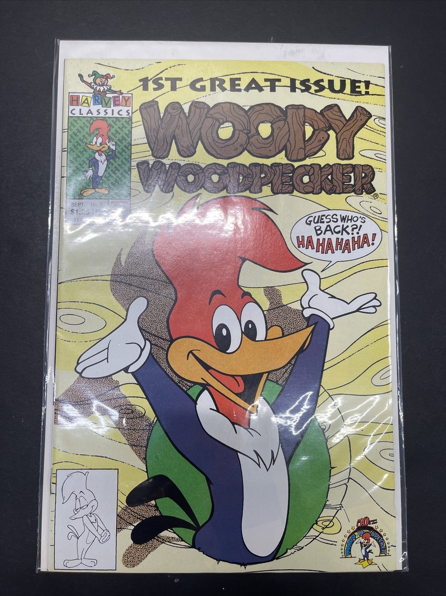 Harvey Classics Woody Woodpecker Sept No.1 1st Great Issue 1991