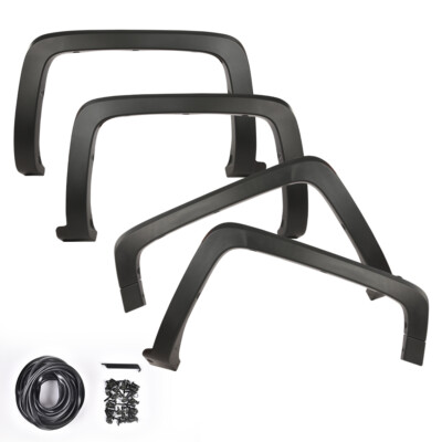 Factory Style Fender Flares Fit For 2014-2019 Chevy Silverado 1500 2500 3500 New