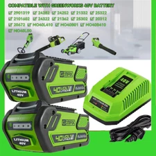 40V 6AH For Greenworks G-MAX 40 Volt Lithium Battery 29472 29462 29252 Battery
