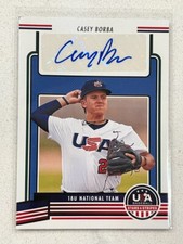 CASEY BORBA 2023 Panini USA Baseball Stars & Stripes AUTO Autograph