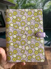 NWT Coach Notebook In Signature Canvas Floral Purple Iris NEW RELEASE