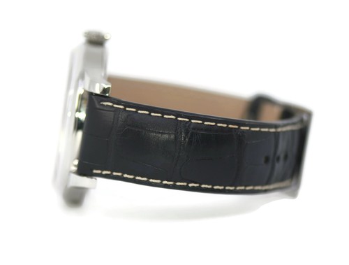 Montblanc 1858 Petit Secondes Acier Inoxydable Montre 113860 - Photo 4 sur 5