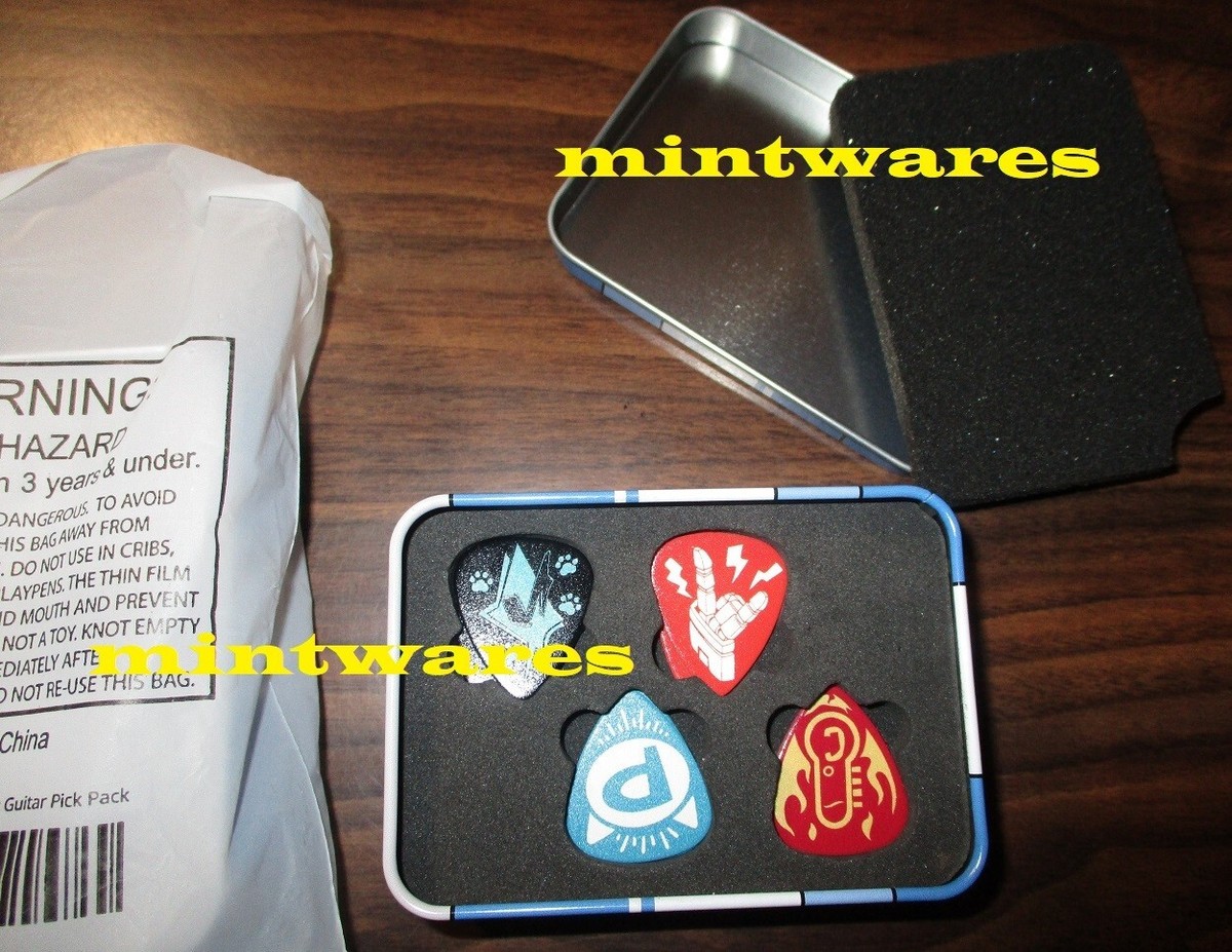 Hi-Fi RUSH 808 Chai Smidge and Picks Guitar Pick Pack Official NEW