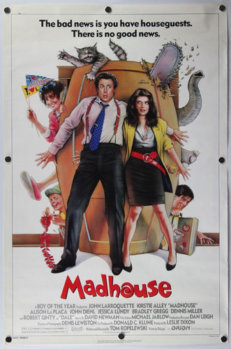 Madhouse 1990 Single Sided Movie Poster 27" x 41"