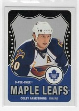 Colby Armstrong 10-11 O-Pee-Chee OPC Retro #180 Toronto Maple Leafs