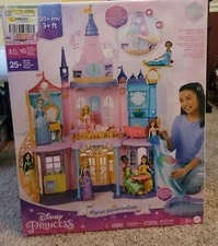 NEW Disney Princess Magical Adventures Castle 4 Feet Tall Play Set Lights *Sound