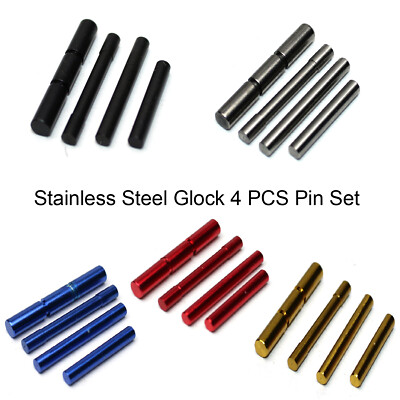 Gen 1-5 Stainless Steel/Aluminum Color Coated Pin Kit - Color & Model Fit Gl0ck