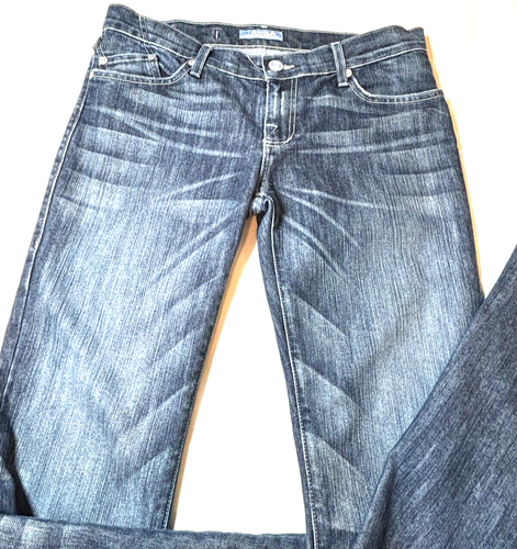 Rock & Republic Jeans Women's Size 29 Dark Wash Flap Pocket Flare Bootcut Y2K - Picture 3 of 11