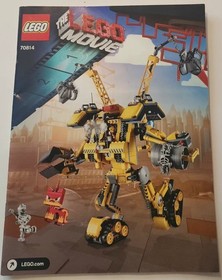 LEGO The Lego Movie 70814 Emmet's Construct-o-Mech Instruction Manual ONLY! 2014