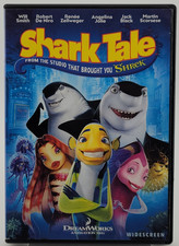Shark Tale DVD Widescreen 2004 Will Smith Jack Black DreamWorks Animated PG Kids