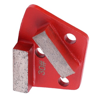 2 ZÄHNE 3PCS Trapezoid Floor Grinding Pad Disc 30 Grit Metal CU