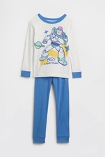 Disney Pixar 4T Boys Buzz Lightyear PJ s Long Sleeve Pants 2pc Set 100 Cotton