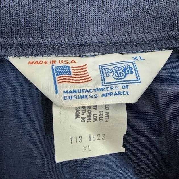 MBA Chester Cheetah Jacket Mens XL Blue Vintage Harrington Windbreaker Cheetos - product detail image 5