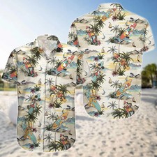 Mickey Surfing Hawaiian Shirt, Disney Beach Vacation Outfit Mickey Summer