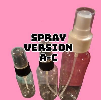 Quality Body Oil SPRAYS  (Scents A-C)