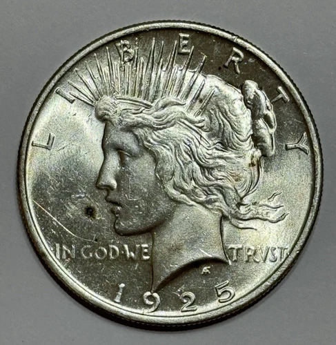 1925 PEACE DOLLAR (90% Silver) ~ BU