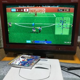 Sega Saturn Console HST-3220 w/ Box & Manual + Controllers + Cables + Game Works