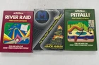 Activision River Raid & Pitfall M Network Armor Ambush Atari Video Game Lot