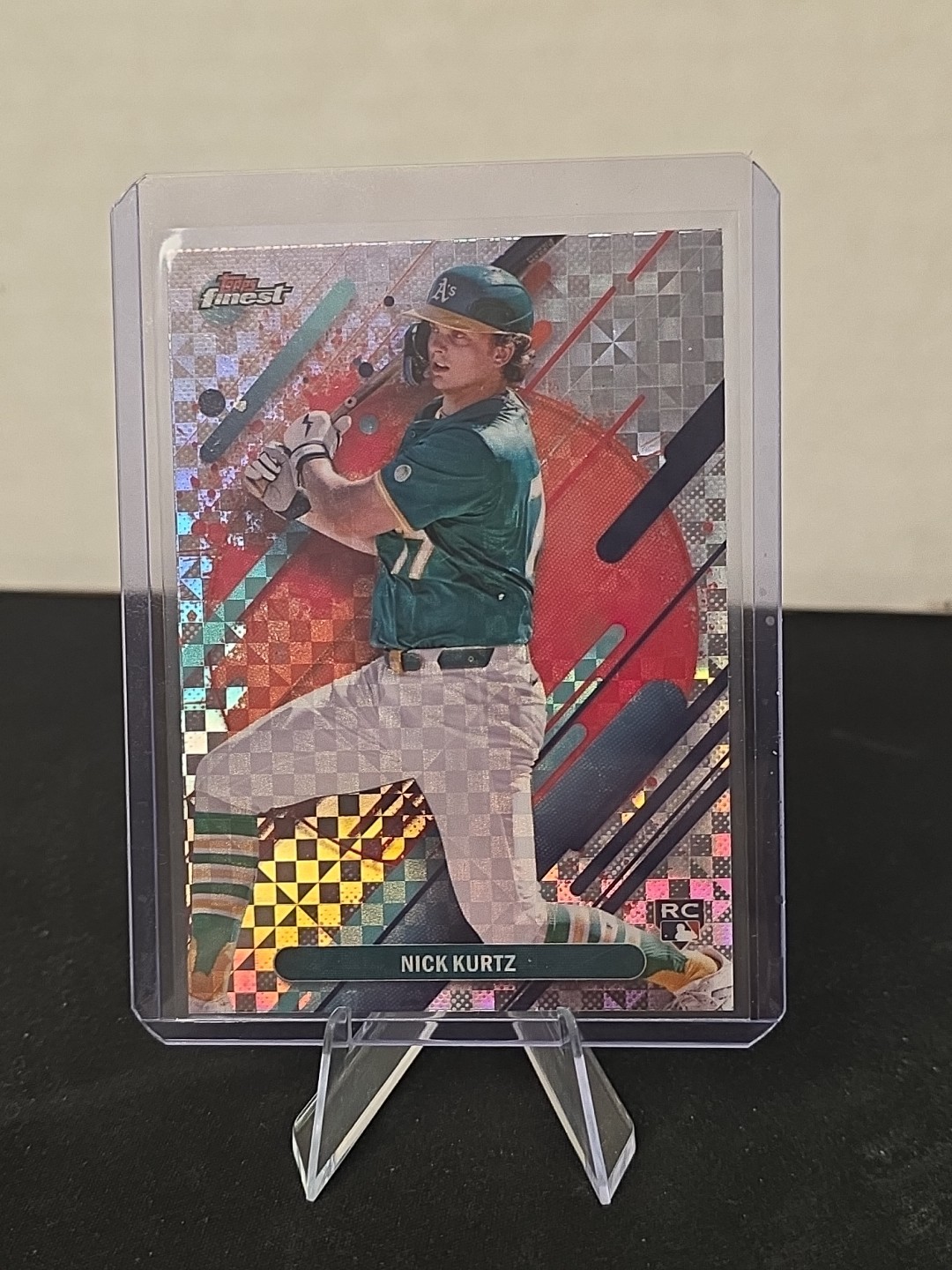 2025 Topps Finest - Rare Nick Kurtz #252 Checkerboard Refractor (RC)