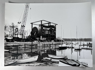 Annapolis Area Harbor a Cloudless Sky by Photographer Steve Rose Early 1970s Era