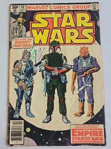 Star Wars #42 Bounty Hunters 1st Boba Fett 1980 - Low Grade