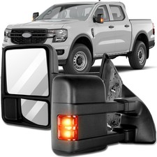 Pair Tow Mirrors 2008 2016 for Ford F250 F350 F450 F550 Super Duty Truck Manual
