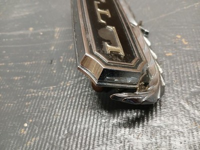 1970 1972 Ford Galaxie LTD Trunk Lock Cover Emblem OEM C9AB-54435