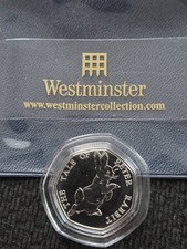 Beatrix Potter The Tale Of Peter Rabbit 50p Coin 2017 uncirculated Fifty Pence