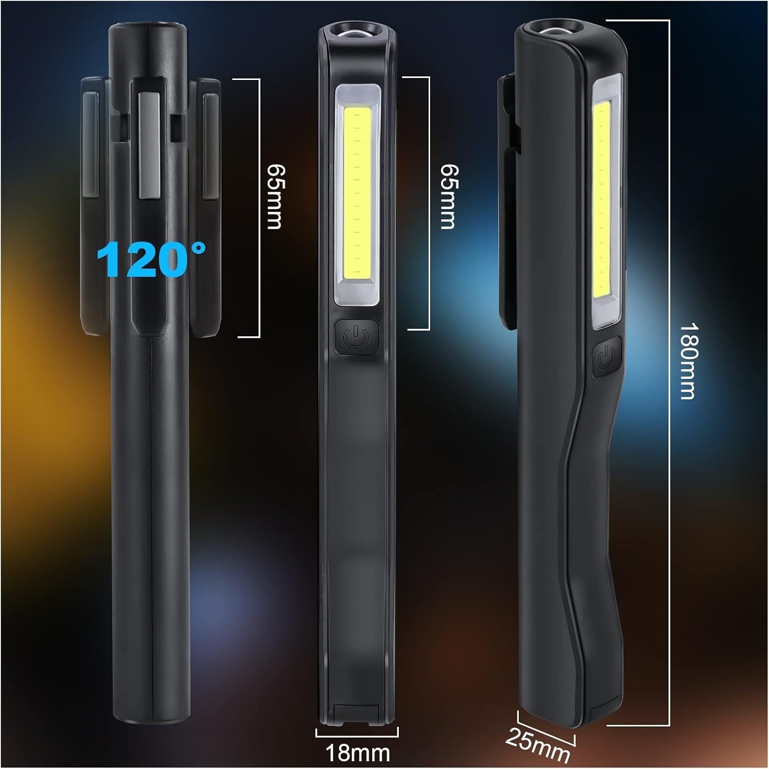 Lampe de travail LED pour dépannage auto et éclairage de camping nomade - 4