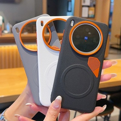 For vivo X300 Pro, Luxury Phone Case Hybrid Armor PU Leather Cover Shell