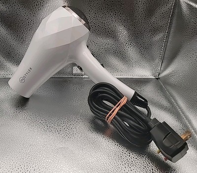 InStyler Blu Turbo Ionic Hair Dryer White with Cool Shot Heat Settings  Works