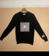 Pull noir léger fin neuf, éclair, flash thunder black pullover wonder style!