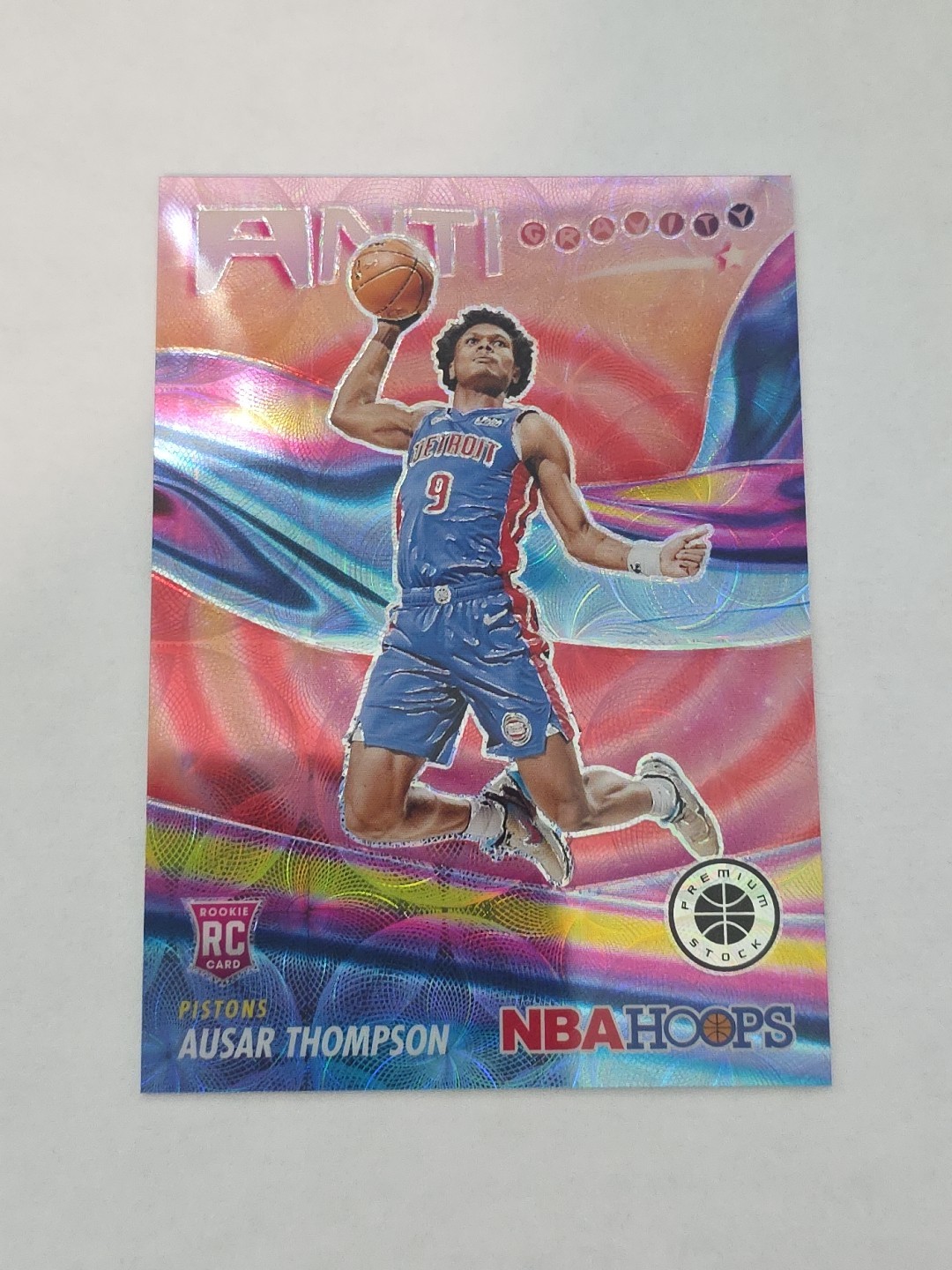 AUSAR THOMPSON 2023-24 NBA HOOPS PREMIUM RED ANTI-GRAVITY ROOKIE /88 PISTONS