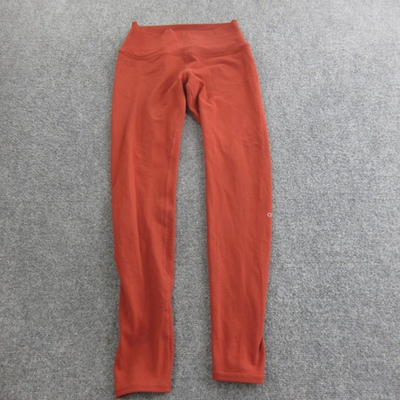 #ad Alo Yoga Leggings Womens Medium Rust High Waist Fleece Lined Athletic $25.99