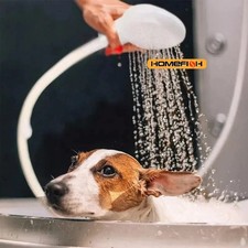 Double, Single Tap Shower Spray Hose Bath Pipe Tub Sink Attachment Head Washing