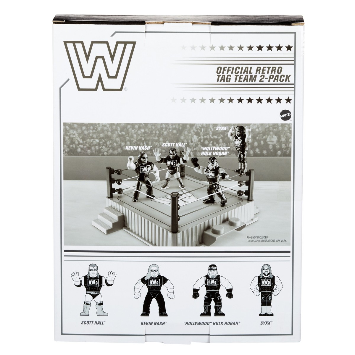 WCW NWO Mattel Retro Scott Hall Kevin Nash Action Figures