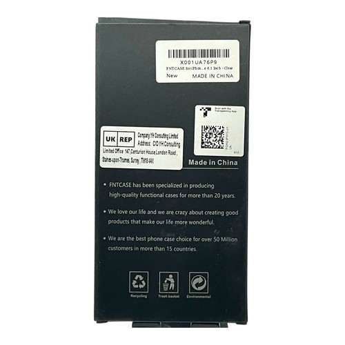 iPhone 15 Defender Case with Lens Protector & Screen Protector Clear forFNTCASE - 第 3/8 張圖片