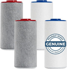 Duo Shower Filter Twin Pack Replacement Cartridges - NSF Certified Shower Filter