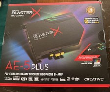 Creative - Sound BlasterX AE-5 Plus-122 bit DAC Data Width - PCI-E Sound Card