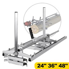 Chainsaw Mill Planking Milling 14 36 48in Guide Bar Wood Lumber Cutting Portable