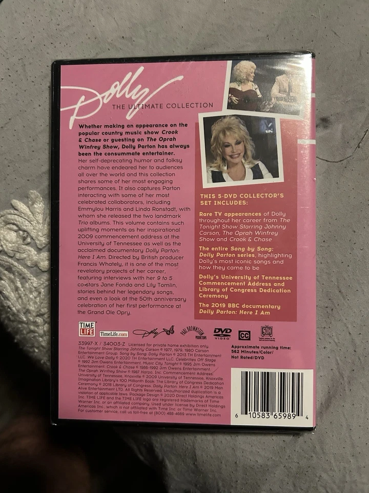 Ultimate Collection Dolly Parton DVD Documentary Country Music Time Life - Image 3 of 3