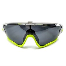 Oakley Jawbreaker Sunglasses, White  Neon Yellow No Case 