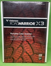 VISIONEER ROADWARRIOR X3 RW-X3 PORTABLE COLOR SCANNER SEALED