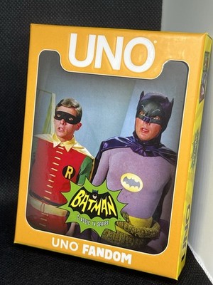 UNO Fandom Batman Classic 1966 TV Series Card Game Deck -  Factory sealed box