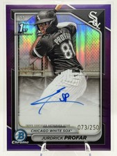 2024 Bowman Chrome #CPA-JPR Jurdrick Profar Prospect Autographs #/250